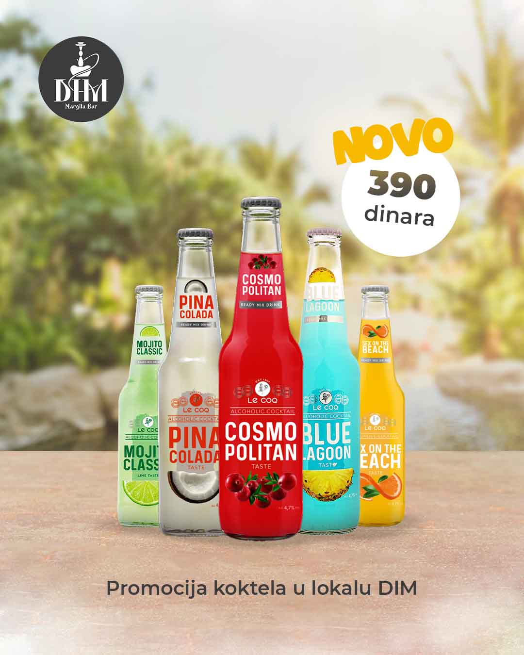 Reklama za promociju koktela
