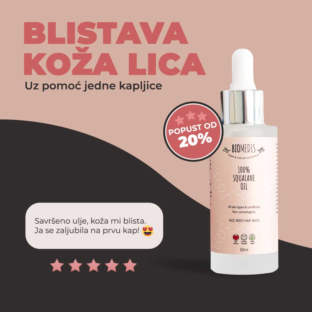 Kreativa za oglašavanje putem facebook ads-a za prirodnu kozmetiku biomedis.rs